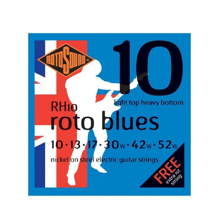 Rotosound Roto Blues Nickels Steel 10 - 52 鎳合金電吉他弦